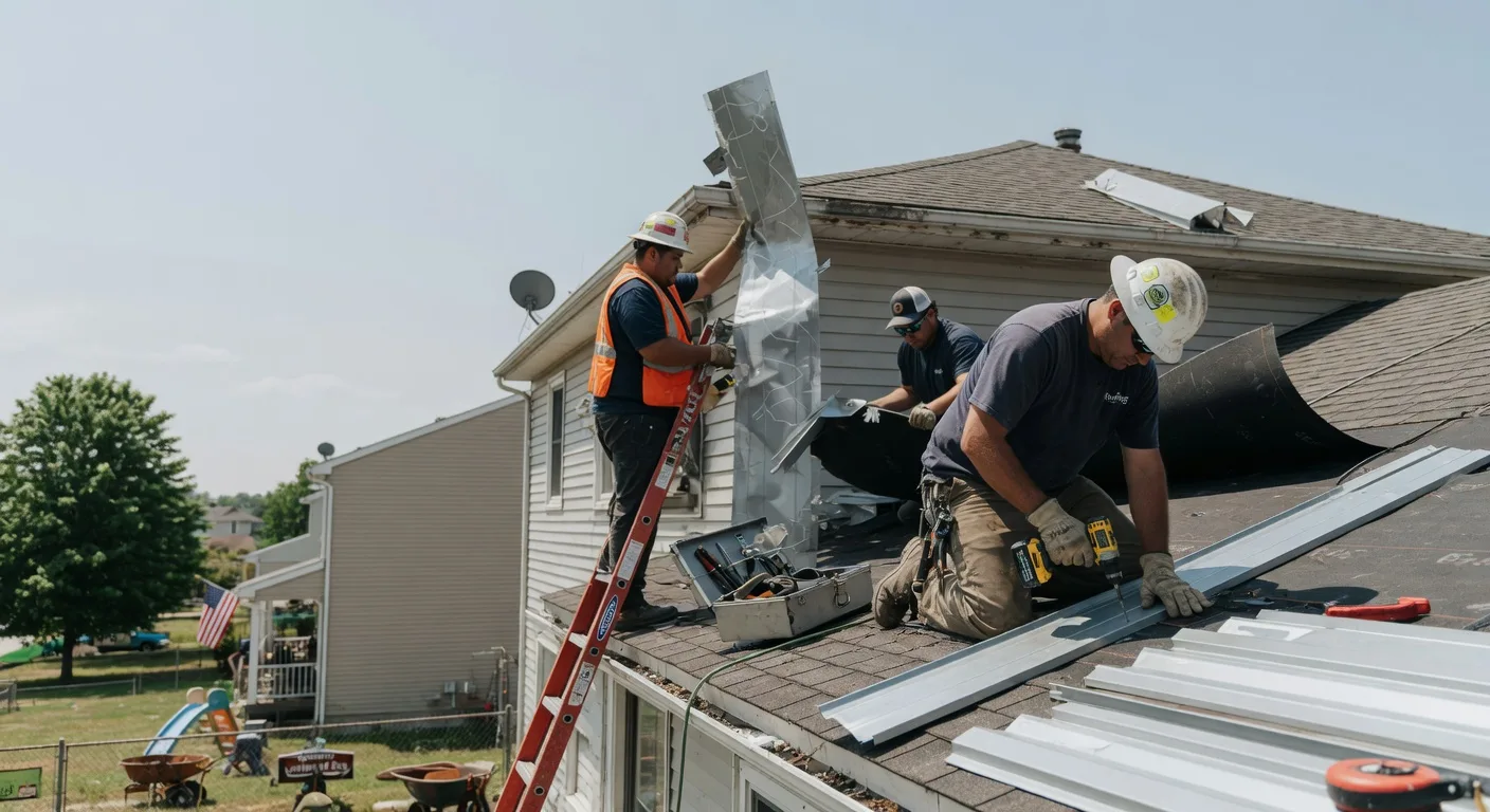 Storm Damage Metal Roof Repair in Fort Ransom, ND